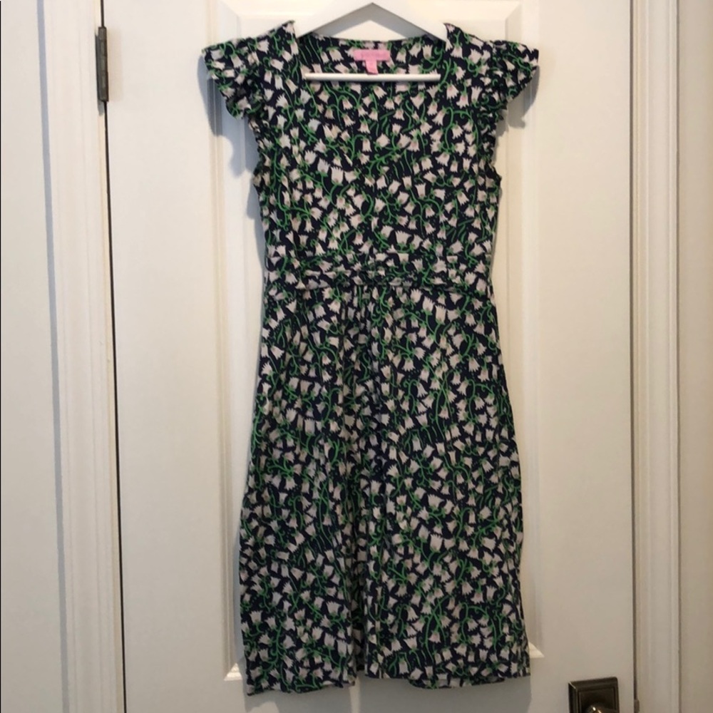 Lilly Pulitzer knit silk-cotton dress XS